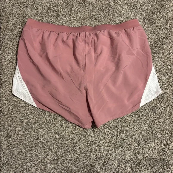 Under Armour Women's Mauve Athletic Shorts - Picture 6 of 6